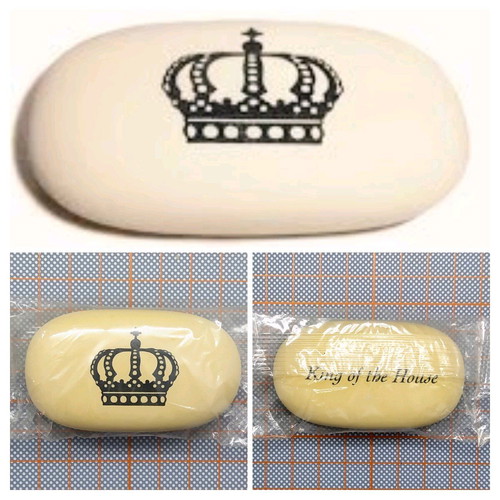 Thick eraser with royal crown new