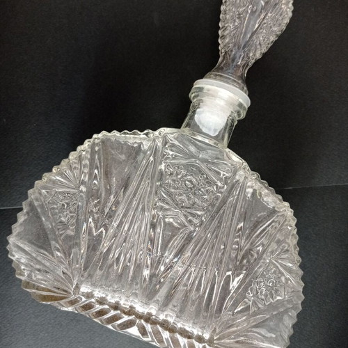 Vintage glass carafe used, ekg