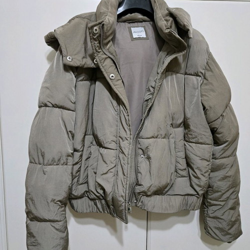 Alcott puffer jacket like new, gray-beige medium size