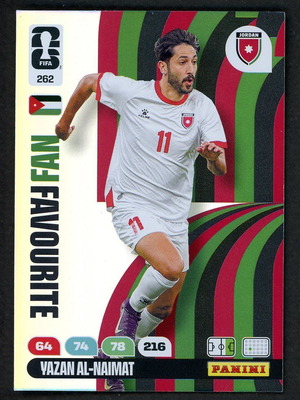 2026 Panini World Cup Adrenalyn XL #262 Al Naimat card like new