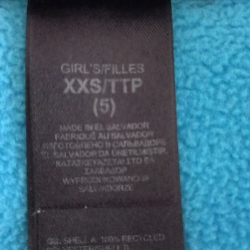 Jacket The North Face used, size 110 cm, blue