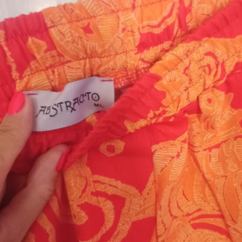 Abstracto bermuda shorts like new, orange, size M/L