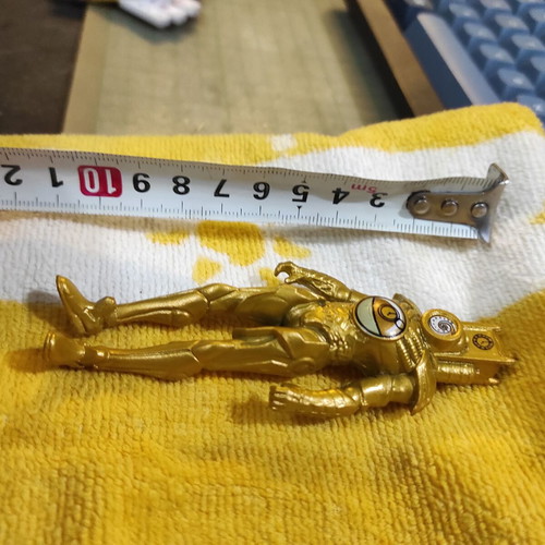 Skibidi Toilet Titan Clockman Gold Edition collectible figure like new