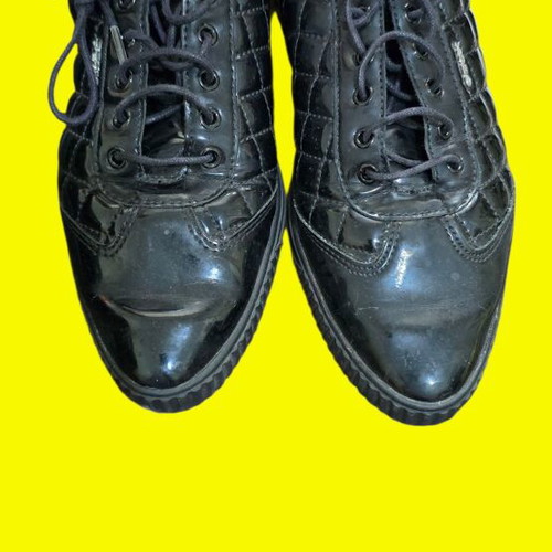 Geox shoes used, black patent leather, size 37
