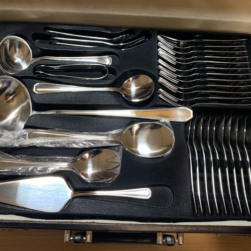 Cutlery set 72-piece like new, stainless steel