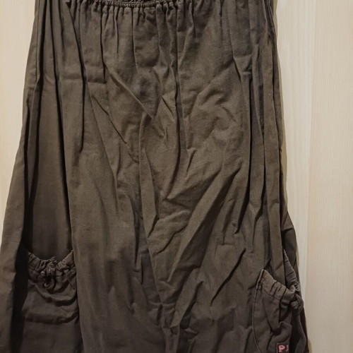 Dress Pink Woman linen khaki, like new, size M