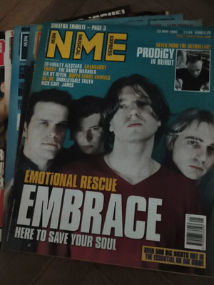 NME μουσικό περιοδικό μεταχειρισμένο, 7 τεύχη Μάιος έως Οκτώβριος 1998