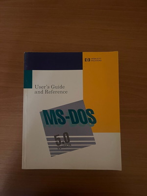 Original HP MS-DOS 5.0 User's and Reference Guide used