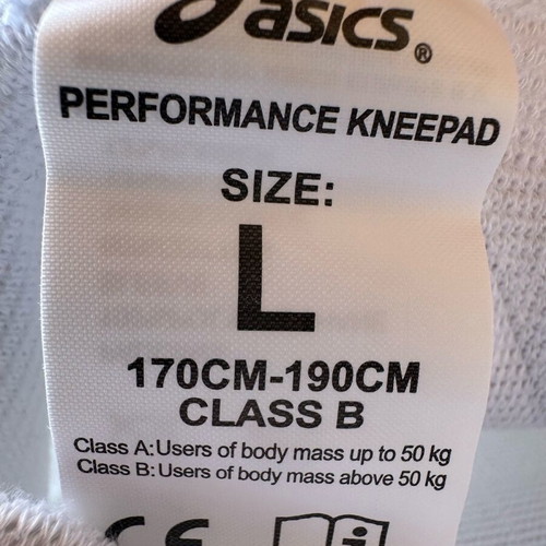 Asics Gel volleyball knee pads like new, size Large