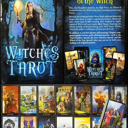 Witches Tarot deck by Ellen Dugan used