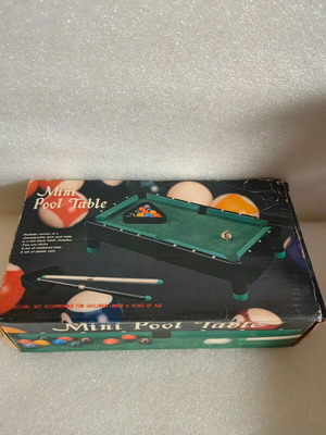 Mini pool table used, metal