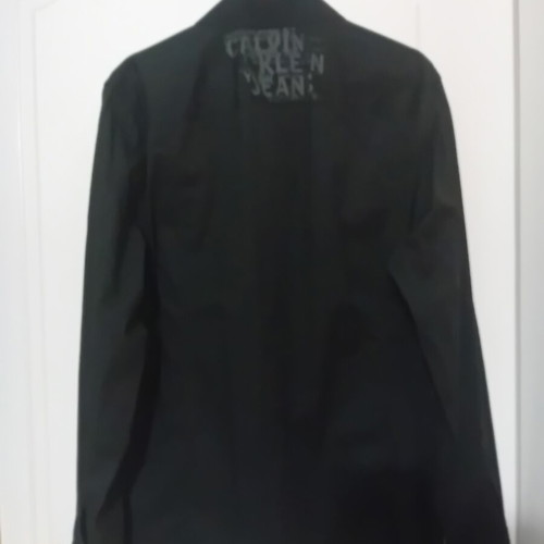 Calvin Klein men's dress shirt, black, cotton, size XXL