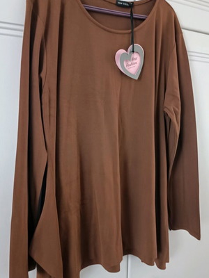 Women's winter blouse new, one size, brown