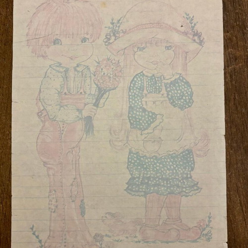 Letter sheet used from 1980