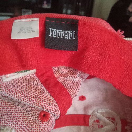 Ferrari Schumacher cap used, authentic