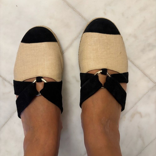 Mules Kalogirou like new, size 39, black and beige