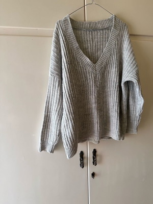 Pullover used gray, one size fits XL