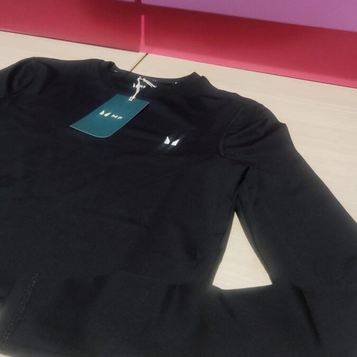 MyProtein MP Women's Training Body Fit Long Sleeve Crop T-Shirt new, size Small, black