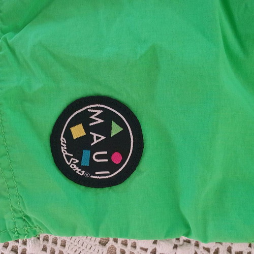 Maui & Sons teenage swimsuit used, green, age 14-15, 166 cm