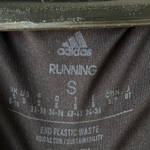 Adidas running sports t-shirt, size small 10 years, black