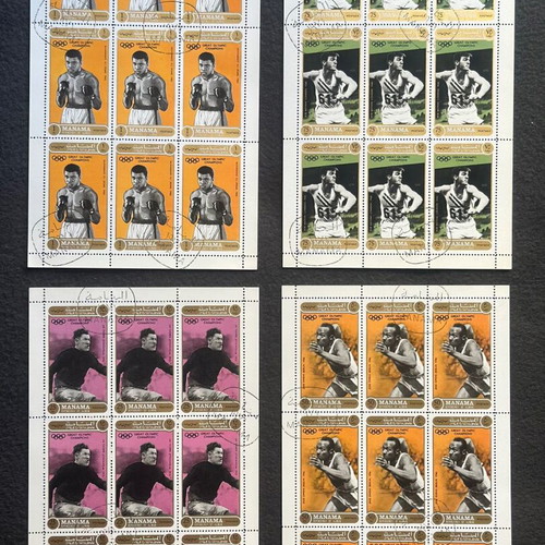 Γραμματόσημα 1971 Olympic Champions πλήρη φύλλα MNH σετ 4