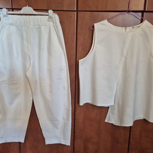 White set (top-pants) one size