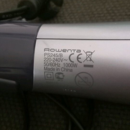 Rowenta Imagin hairbrush used with ionizer and two speeds