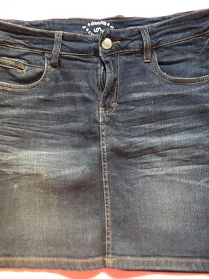 Esmara denim short skirt, size 14 UK, blue