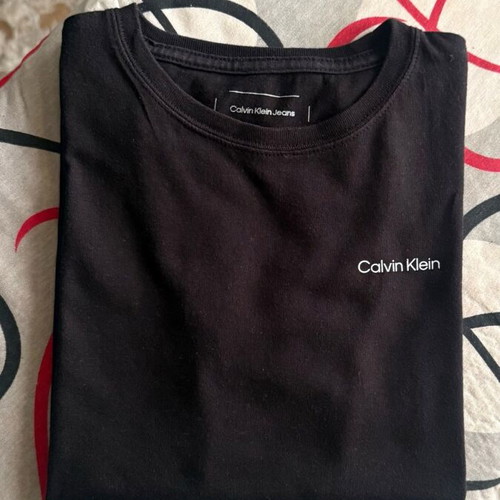 Calvin Klein short-sleeve shirt for boy 9-10 years like new, black
