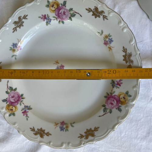 Kahla porcelain plates used, pack of 5, vintage