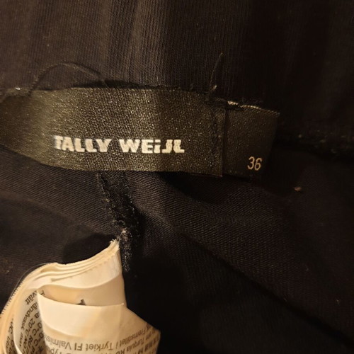 Tally Weijl sportswear top new, size S, black with red and white stripes