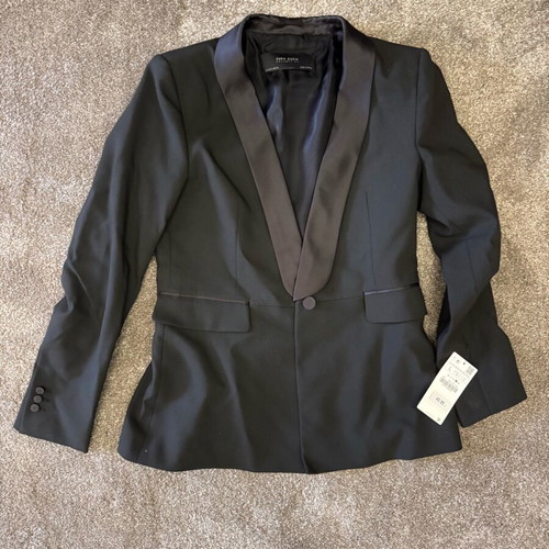 Women's blazer and tuxedo pants set Zara new, s/m