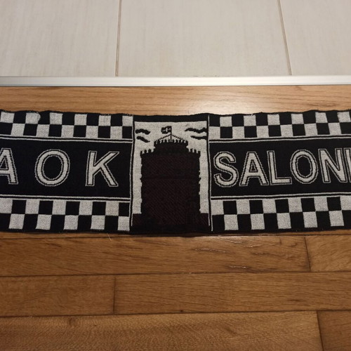 PAOK Thessaloniki scarf used, authentic