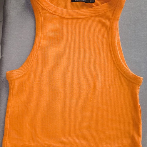 Bershka top XS like new, orange