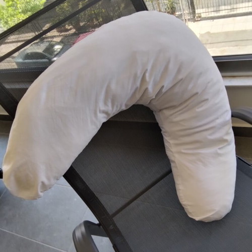 Mothercare nursing pillow used with removable pillowcase