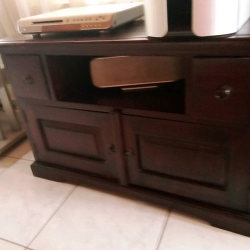 Solid wood drawer chest like new, antique with two small and one large drawer
