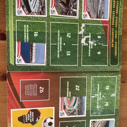 Panini 2010 FIFA World Cup South Africa sticker album used