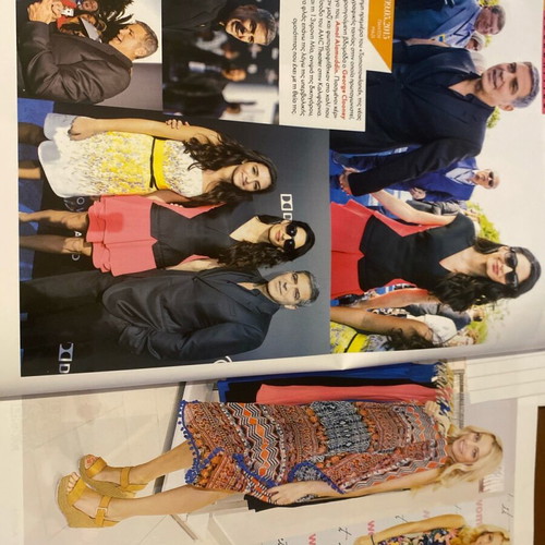 Downtown 2015 magazine used with Hugh Jackman and Greek stars