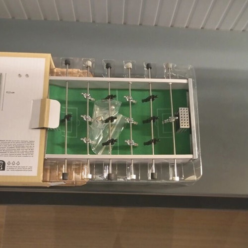 Football game like new, tabletop foosball set