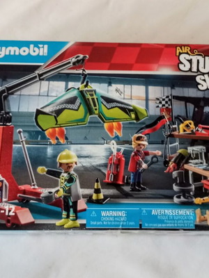 Playmobil Air Stunt Show συνεργείο service παιχνίδι κατασκευών μεταχειρισμένο