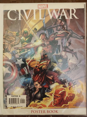 Marvel Comics Civil War Poster Book used, foreign language