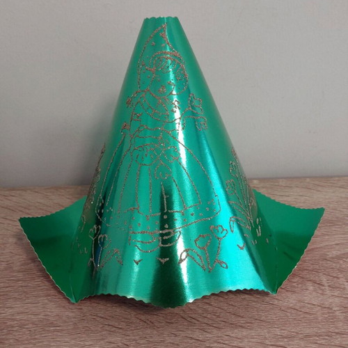 Pierrot paper metallic hats like new, pack of 5, Zitouni 1970