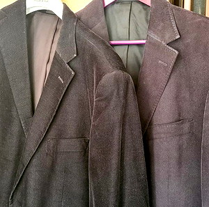 Δύο, ανδρικά σακάκια μπλε και μαύρο Marks and Spencer