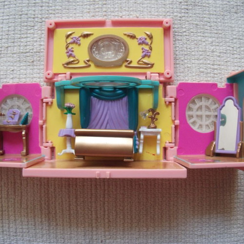 Polly Pocket Dream Builders Bedroom Bluebird 1999 used without figures