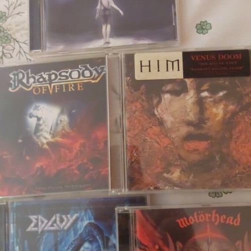 Metal music CDs, pack of 8