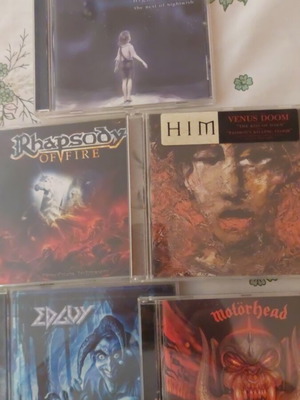 Metal music CDs, pack of 8
