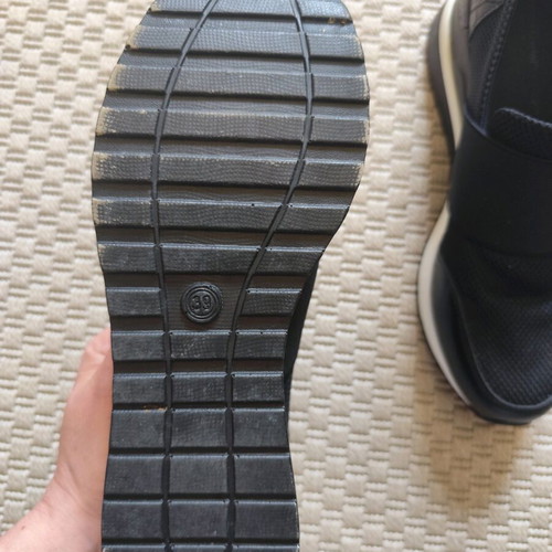 Renato Garini half-sport shoes like new, size 39, black-white