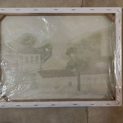 Unsigned painting new 40 x 30 in plastic wrap