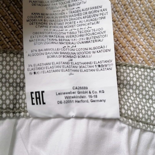 Brax Raphaela Slim Women's Crop Pants XXL New