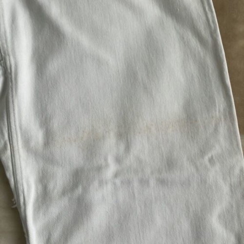 Martial arts pants used with white and yellow belt for adults